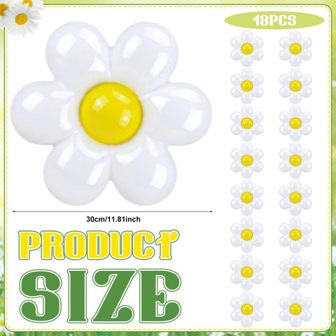 Realspring white-yellow daisy decor elevates spring events with subtle brightness