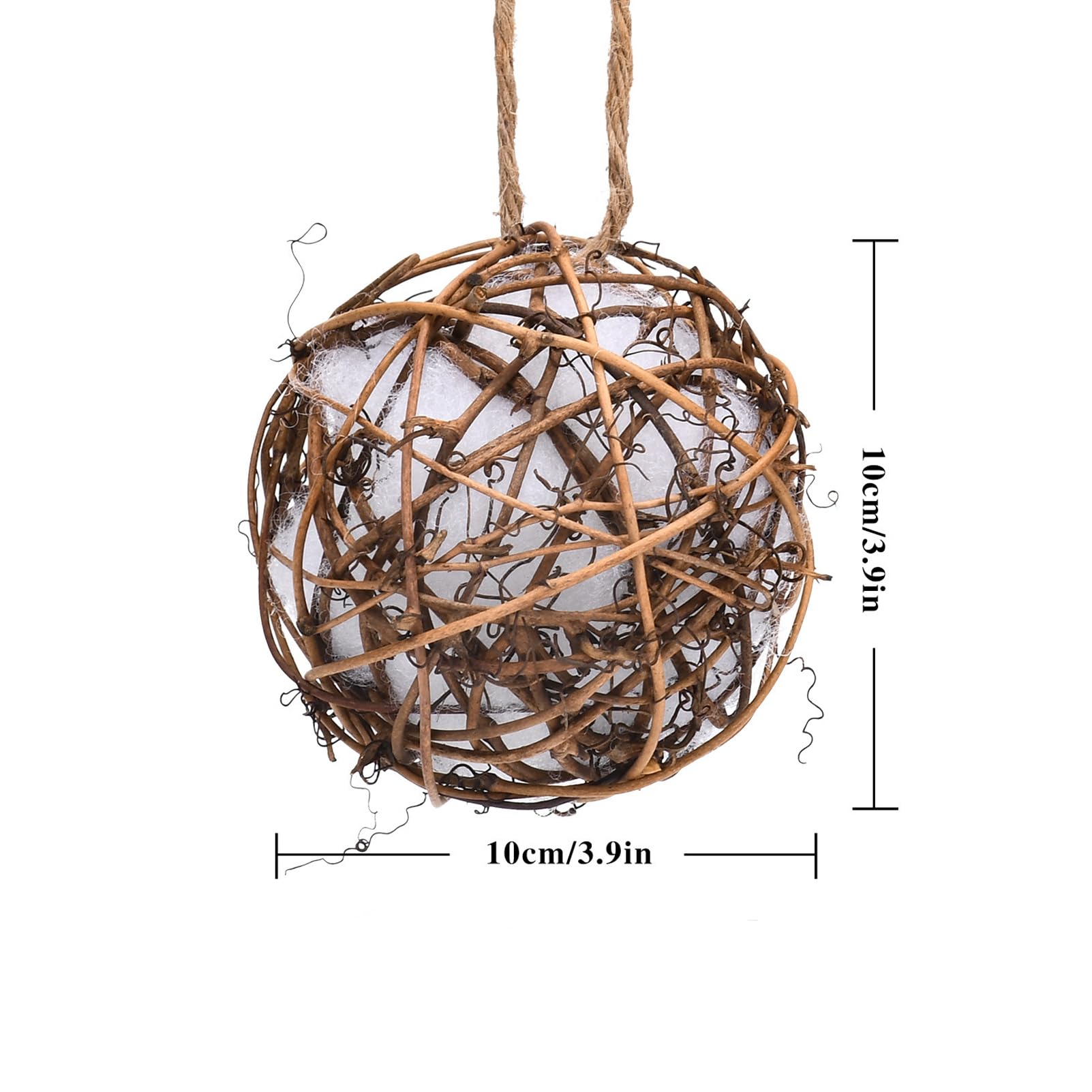Rebecca Online globe hummingbird nester closeup showing natural fibers for nest-building