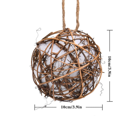 Rebecca Online globe hummingbird nester closeup showing natural fibers for nest-building