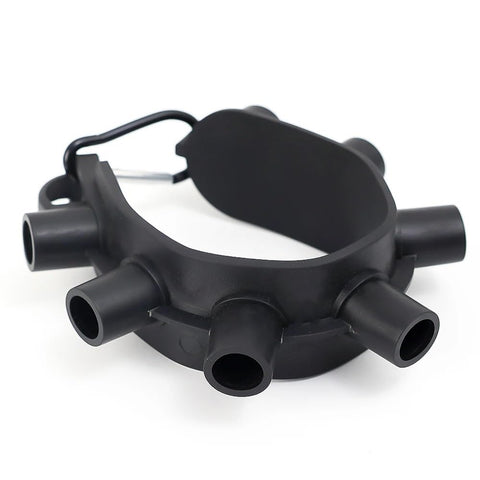 RecDec durable plastic construction withstands outdoor cleaning tasks.