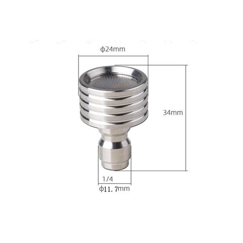 RecDec misting nozzle 0.4mm for efficient cleaning and tire detailing.