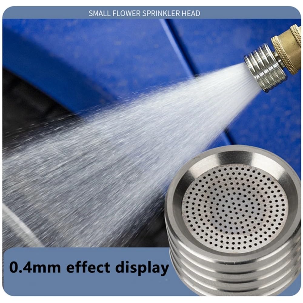 RecDec quick-connect 1/4 inch adapter enables fast setup on most power washers.