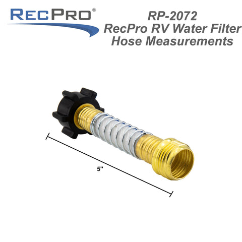 RecPro heavy-duty spring on hose protector prevents kinks and leaks