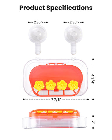 Redboat feeder featuring easy-fill reservoir for mess-free refills