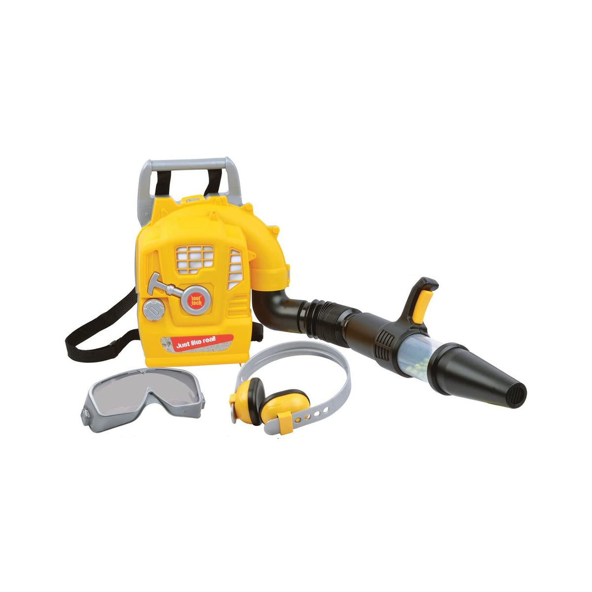 Redbox Power Backpack Leaf Blower Multi front view illustrating kid-friendly design for imaginative play