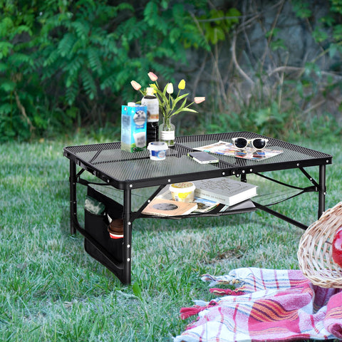 Redcamp versatile outdoor table for camping, picnics, and BBQs.