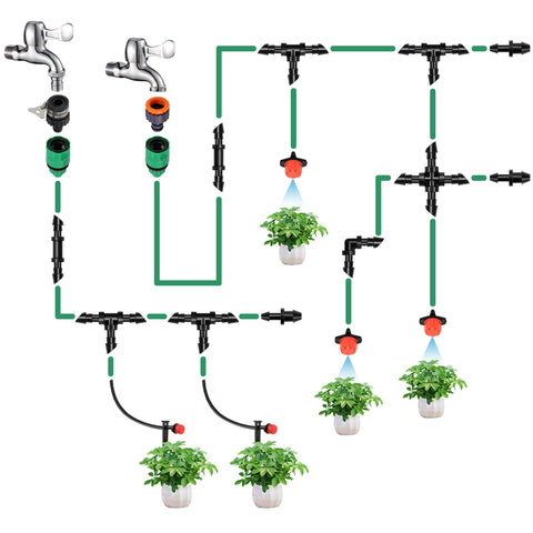 RedChili 100-pack easy-installation shows quick staking and tubing setup.