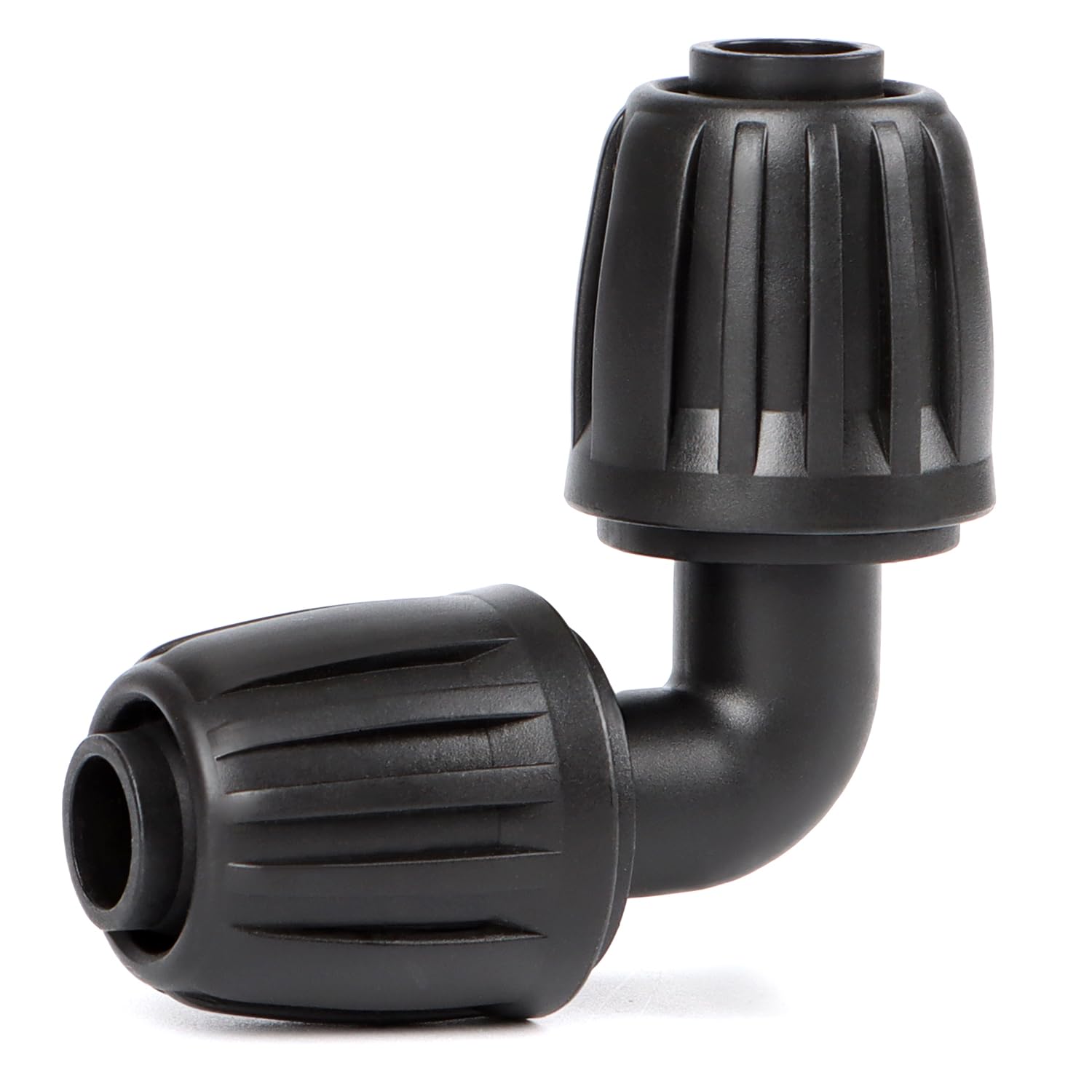 RedChili 90-degree elbow for 1/2-inch tubing ensures a secure, leak-free irrigation angle.