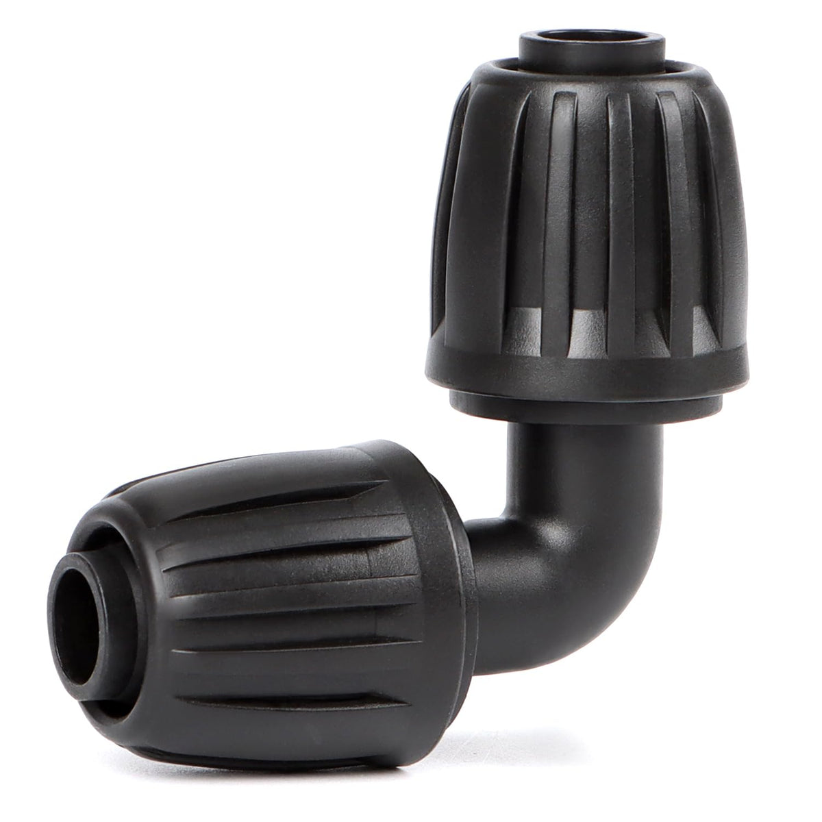 RedChili 90-degree elbow for 1/2-inch tubing ensures a secure, leak-free irrigation angle.