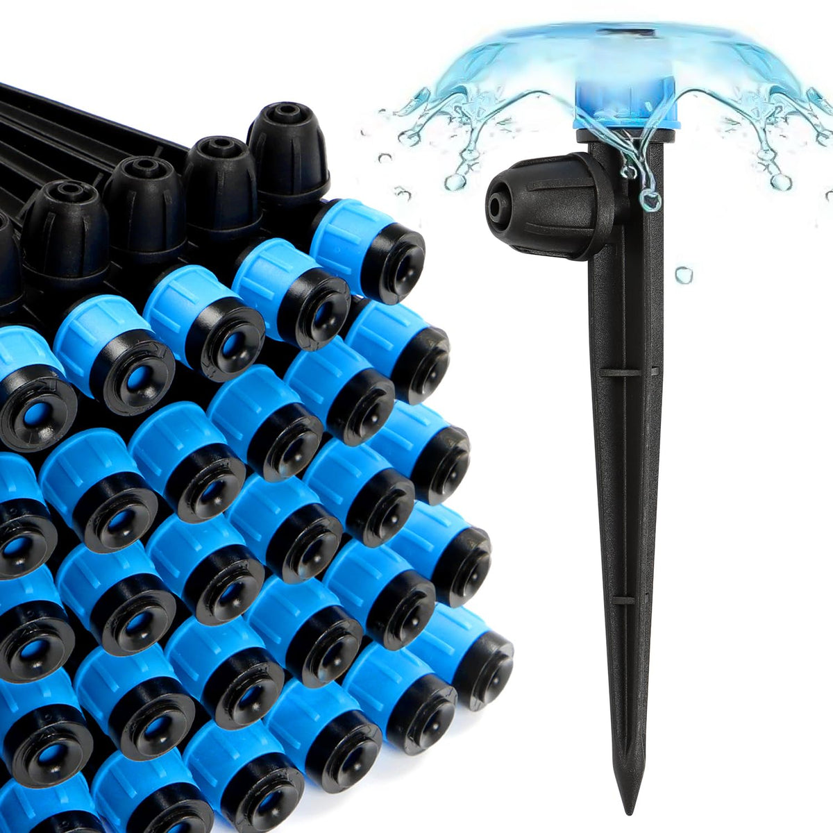 RedChili 50-piece drip emitters for quarter-inch tubing deliver uniform irrigation