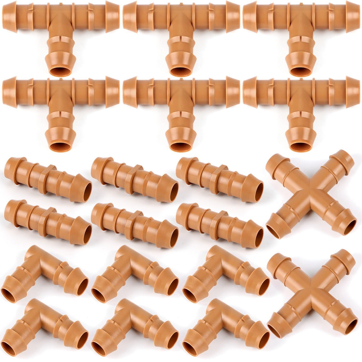 RedChili 20-piece drip fittings kit for flexible irrigation layouts.