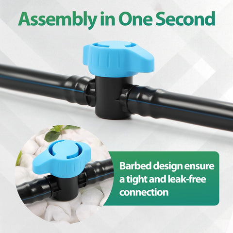 RedChili durable plastic valve endures sun and pressure for lasting use.