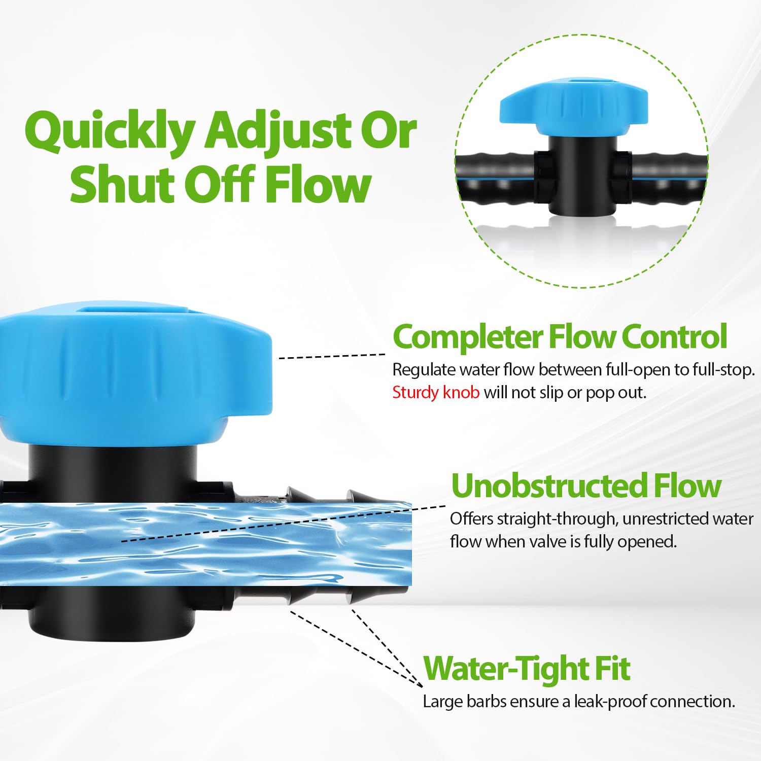 RedChili garden irrigation setup enables flexible plant watering across beds.