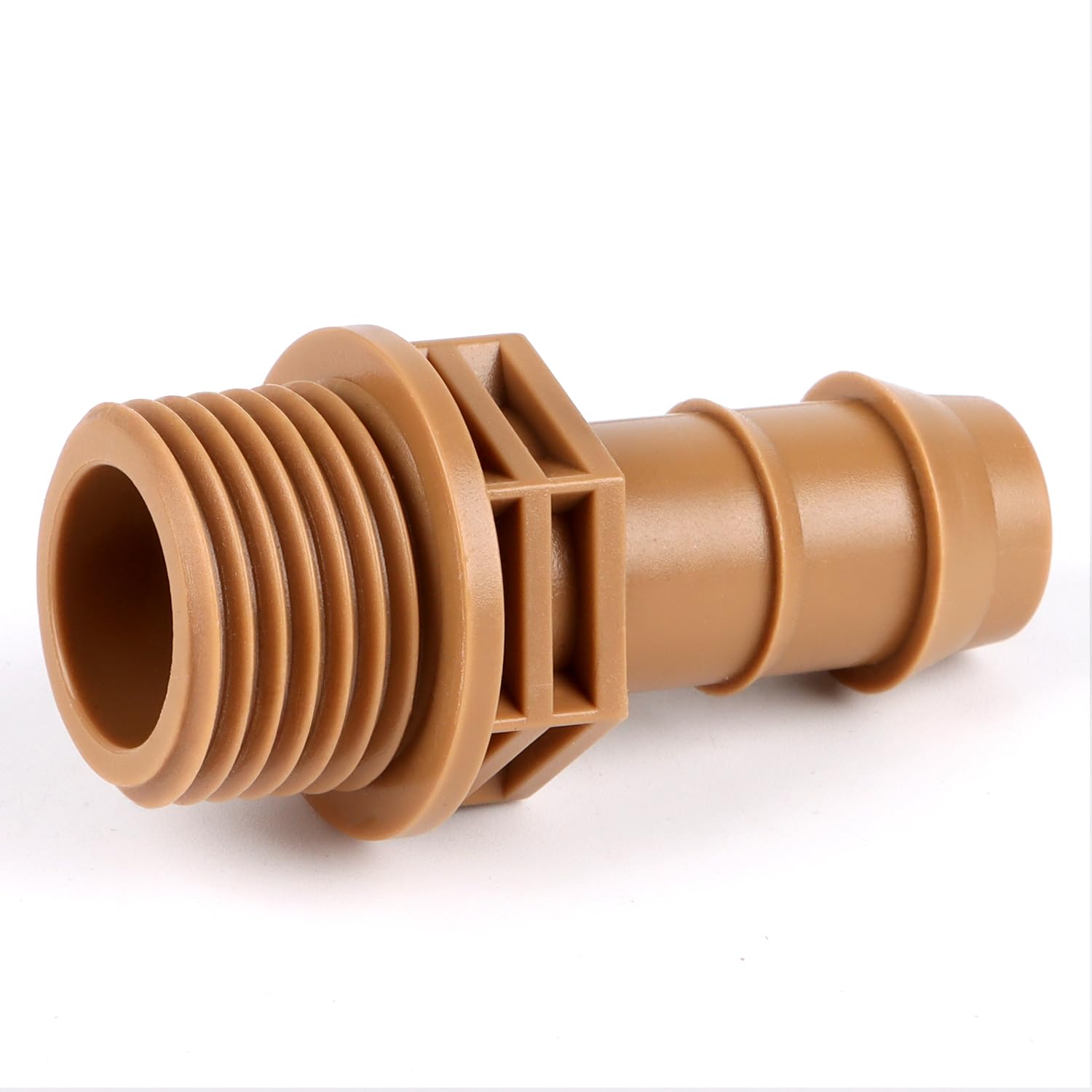 RedChili halfinch MPT to barb fitting supports flexible irrigation setups.