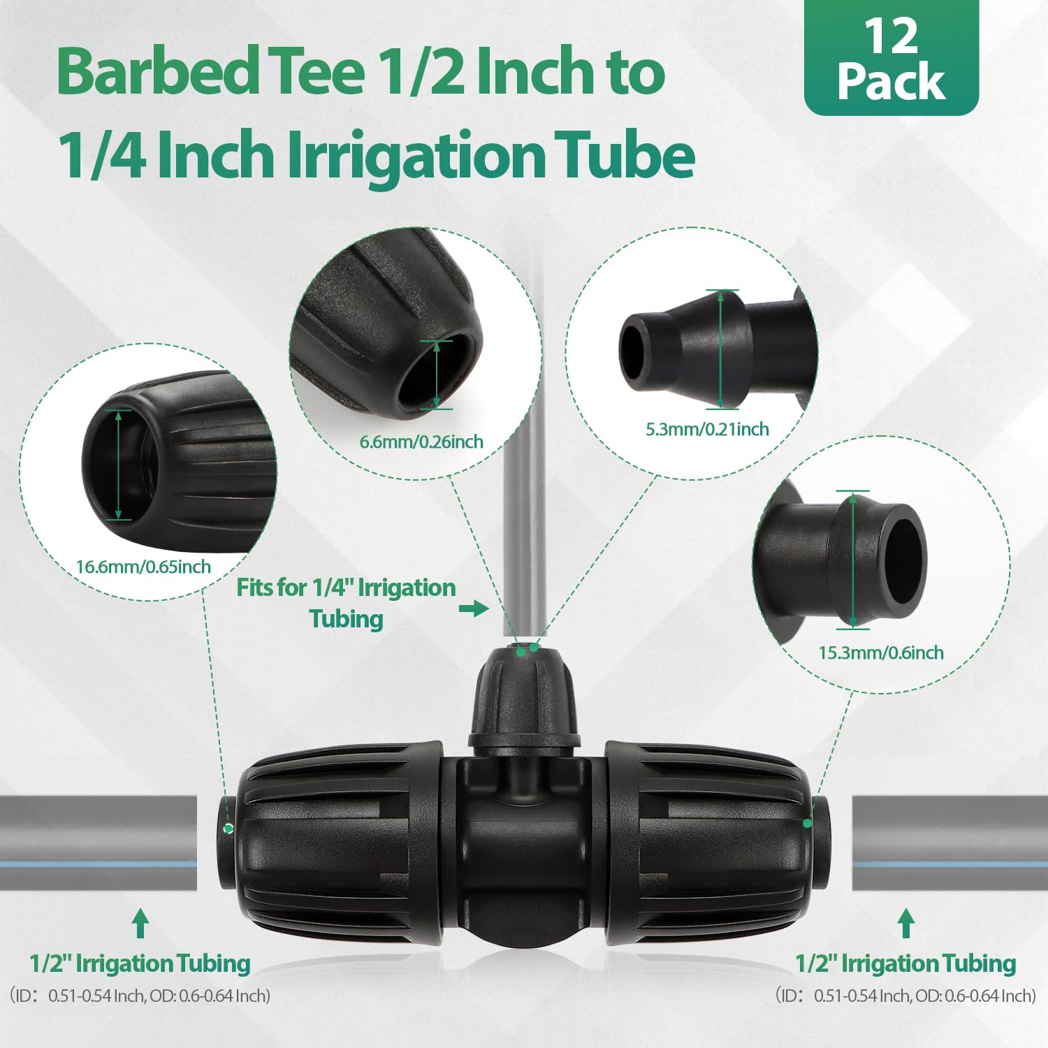 RedChili 12pc assembly view demonstrates easy push-on tubing and twist-tight nuts