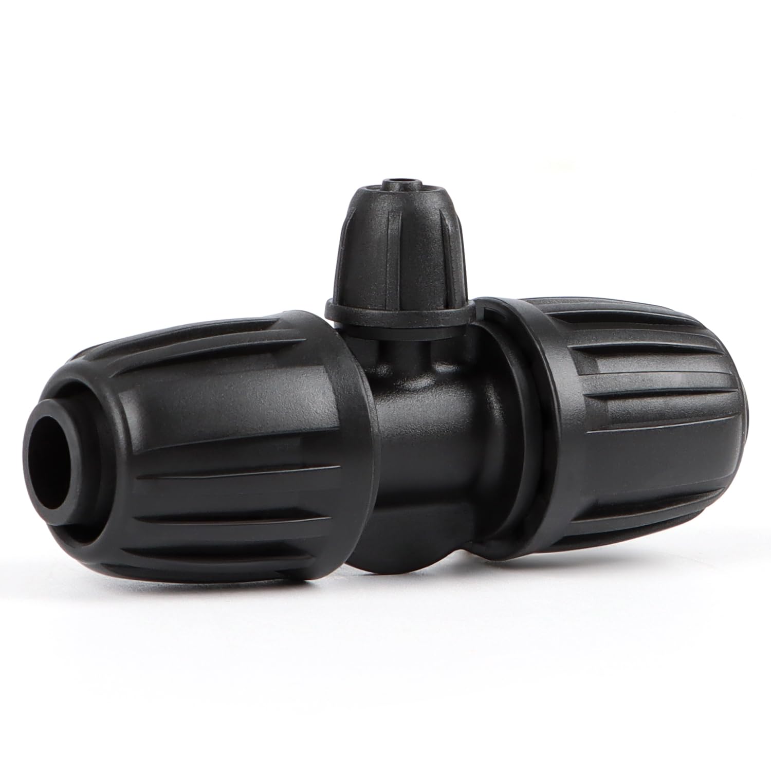RedChili halfinch-to-quarterinch drip fitting close-up shows secure leak-free connection