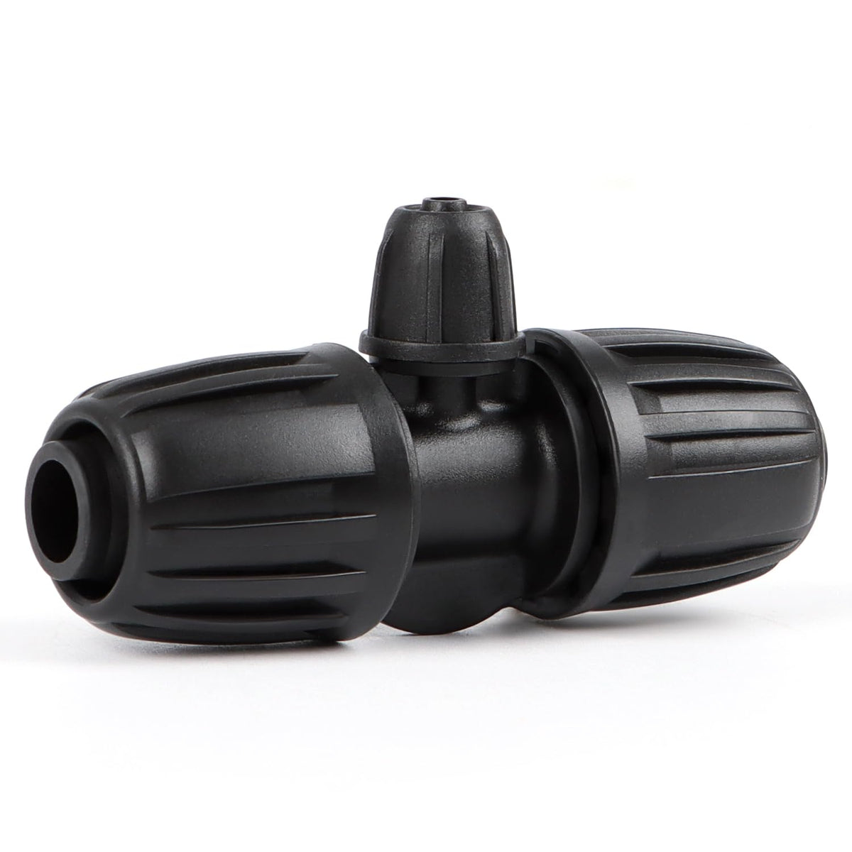 RedChili halfinch-to-quarterinch drip fitting close-up shows secure leak-free connection