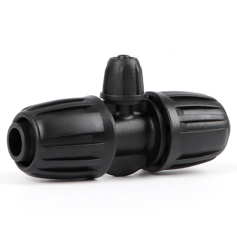 RedChili halfinch-to-quarterinch drip fitting close-up shows secure leak-free connection