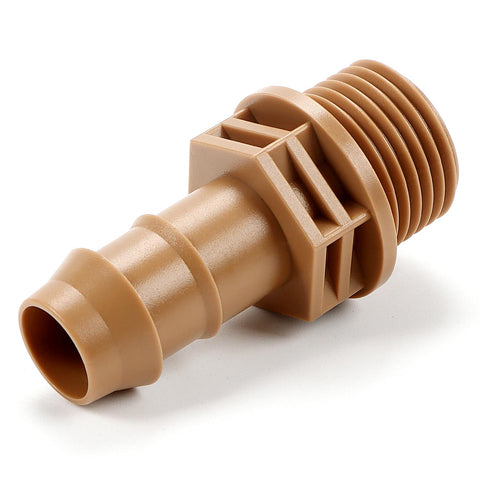 RedChili threaded to barbed adapter fits standard connectors.