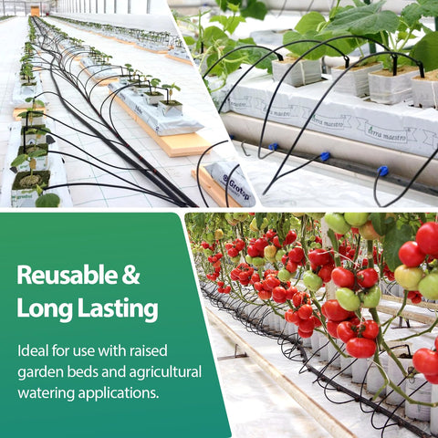 RedChili versatile garden irrigation uses from patios to greenhouses.