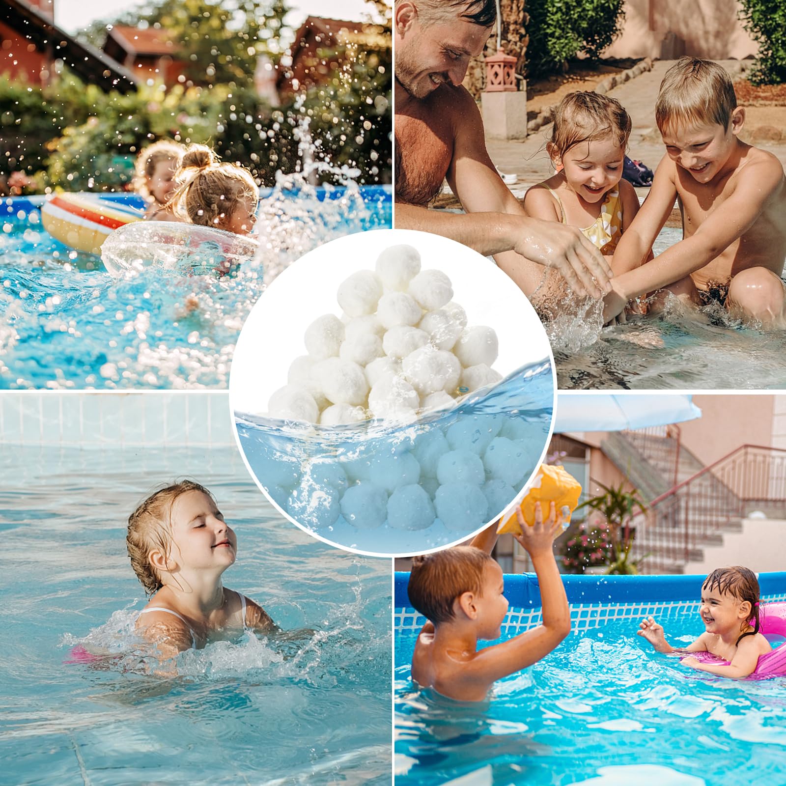 Redcoutt filter balls eco-friendly polyester fiber material