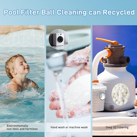 Redcoutt filter balls packaging highlights eco-friendly reusable media