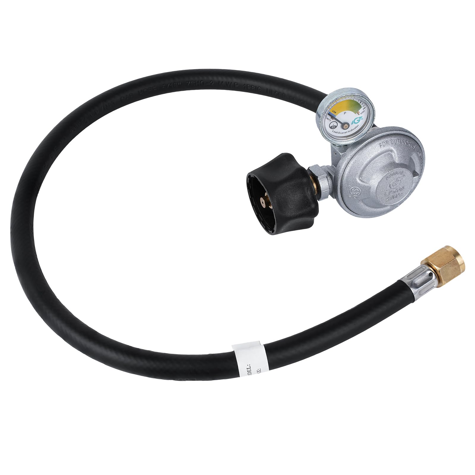 RedPANT 25in hose and regulator kit for Weber provides a secure, airtight connection.