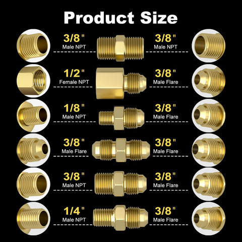 Redpant braided propane hose with brass adapters ensuring durable, leak-free connections.