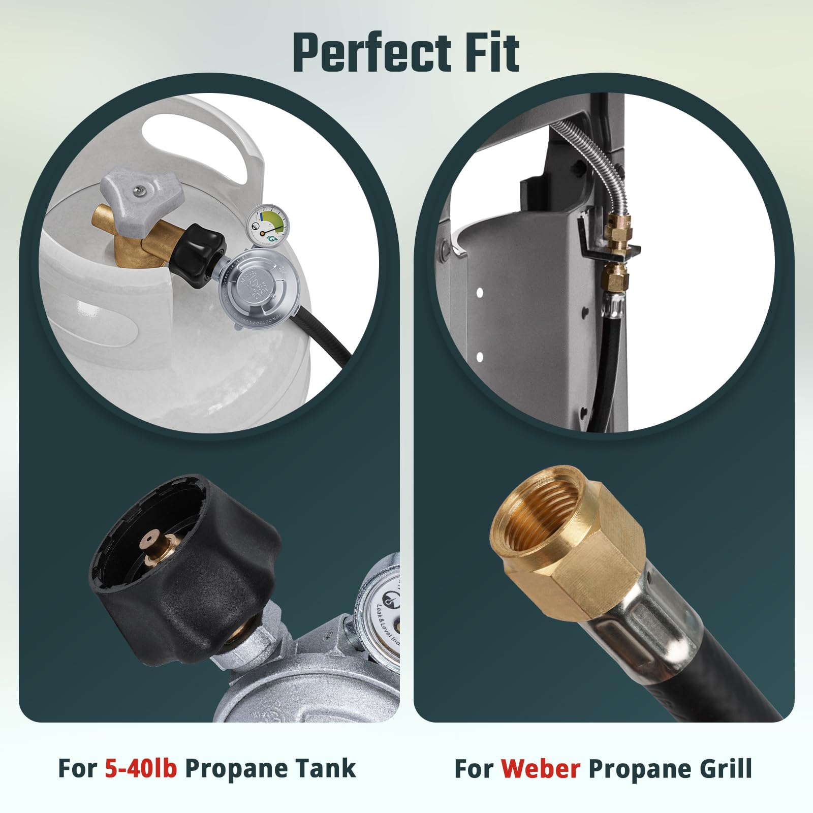 RedPANT Genesis fit ensures reliable fuel flow for Weber Genesis grills.