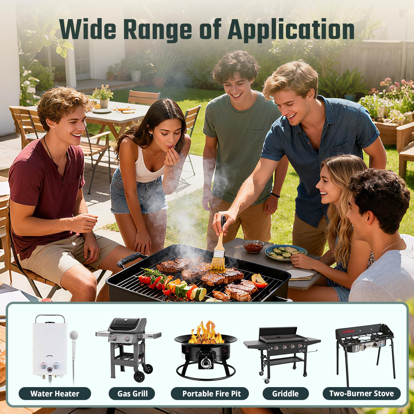 REDPANT universal compatibility covering Weber, Char-Broil, Nexgrill setups and more.