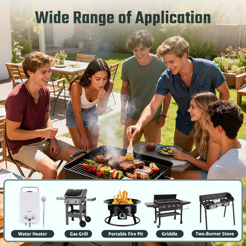 REDPANT universal compatibility covering Weber, Char-Broil, Nexgrill setups and more.