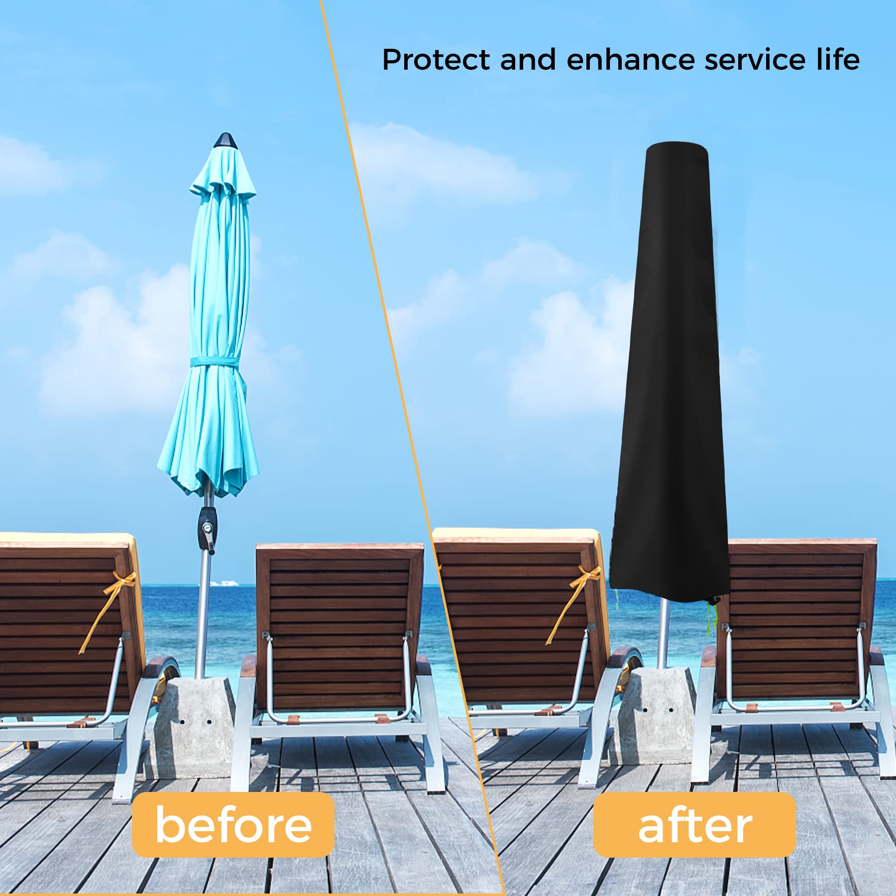 RedRICH cover includes storage bag for easy storage.