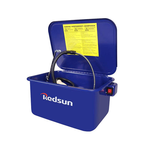 RedSun in shop usage photo conveys organized workflow and efficient cleaning.