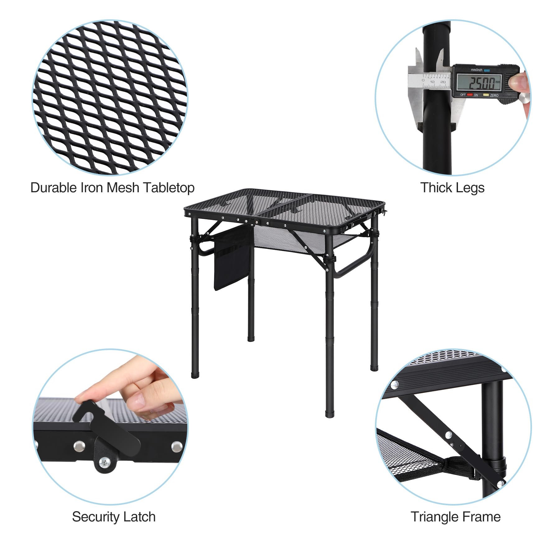 RedSwing foldable legs detached for compact storage after camping