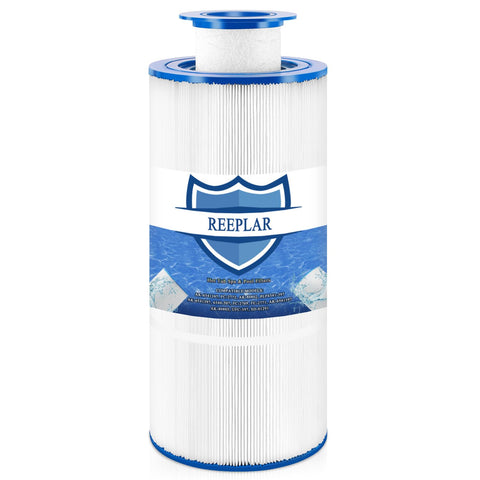 REEPLAR 6541-397 spa filter outer close-up showing pleated media for debris capture