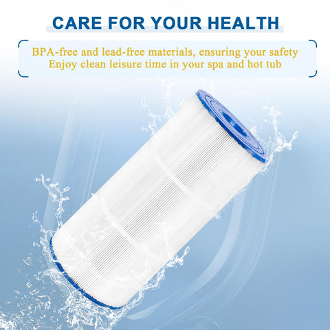REEPLAR 6541-397 spa filter star-shaped fibers enable easier rinsing