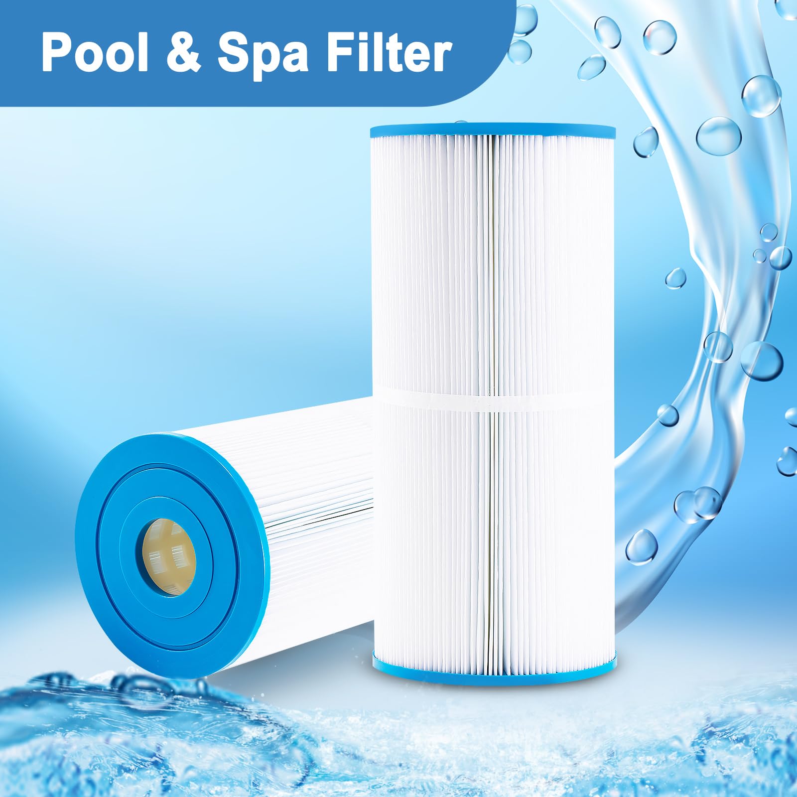 REEPLAR PWK35B water flow visual suggests smooth spa circulation and clarity.