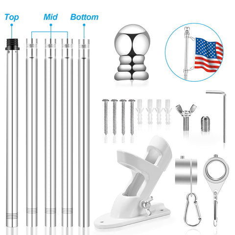 REERON 360-degree rotating rings reduce tangling during windy days.