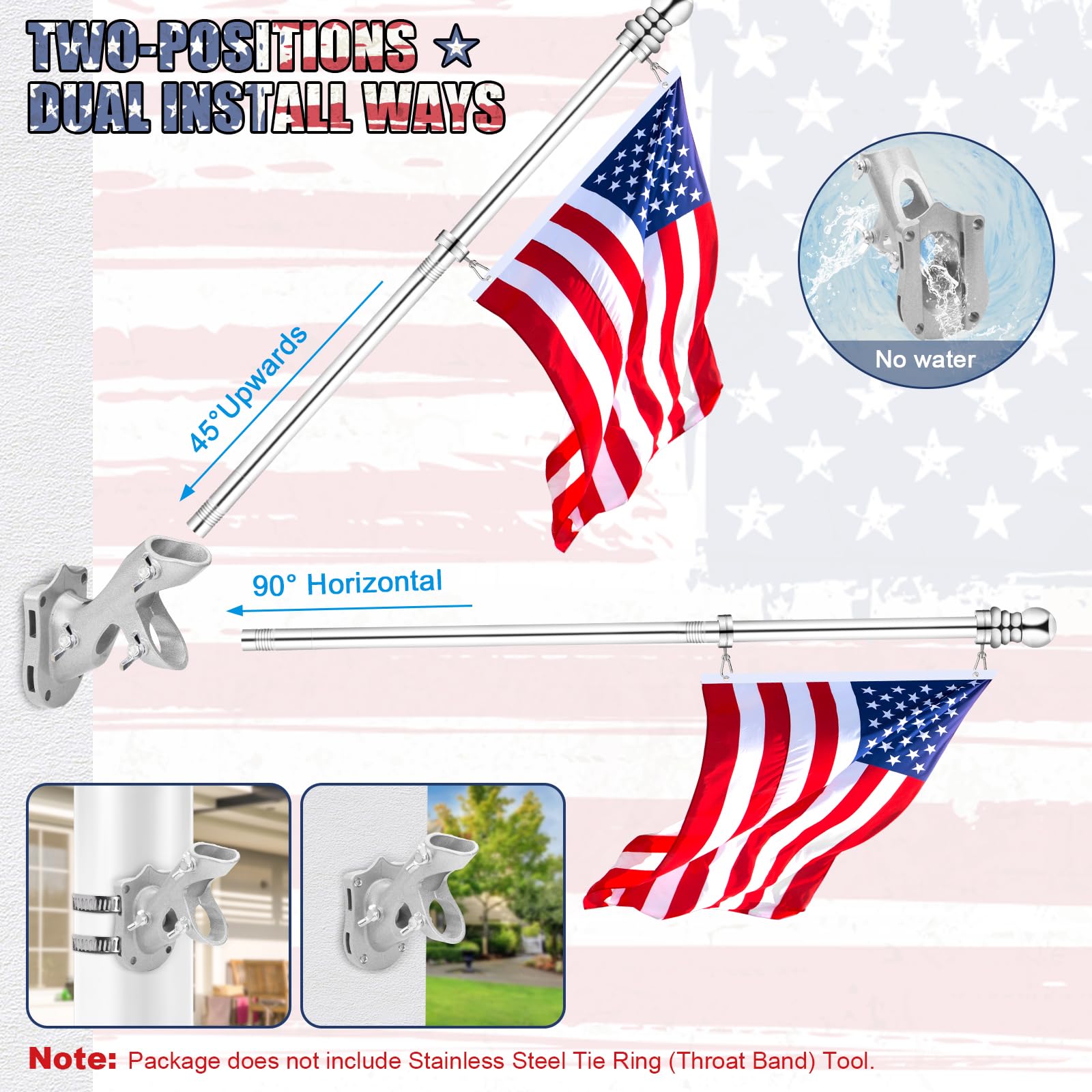 REERON stainless steel construction resists rust for year-round use.