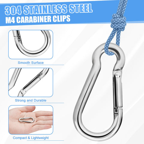 REERON flag pole ring attachment demonstrated for small diameter rings.