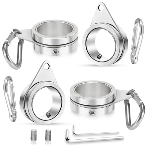 REERON flag pole rings with a 360-degree swivel for smooth rotation.
