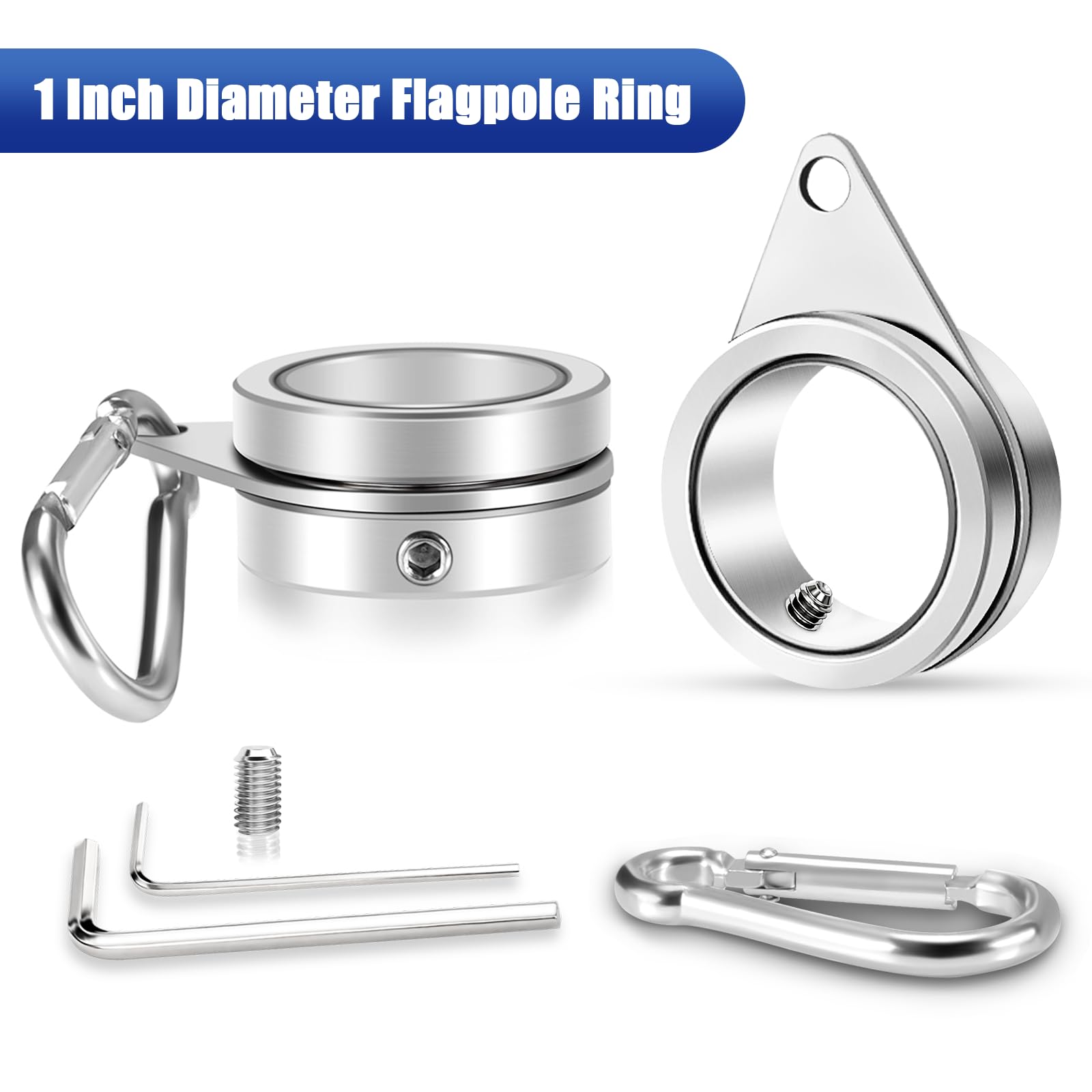 REERON flag pole hardware maintains form under outdoor conditions