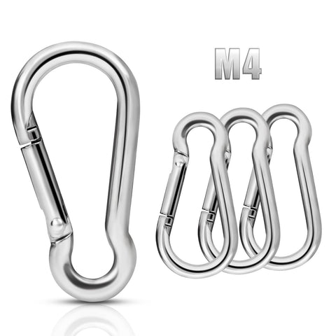 REERON M4 mini flag carabiner clip for grommeted flags, compact and secure.