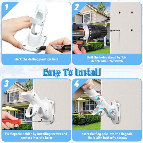 REERON heavy-duty aluminum bracket is windproof and rustproof for outdoor displays