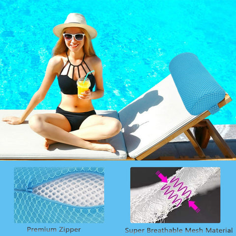3D air mesh fabric provides breathable comfort for outdoor seating.