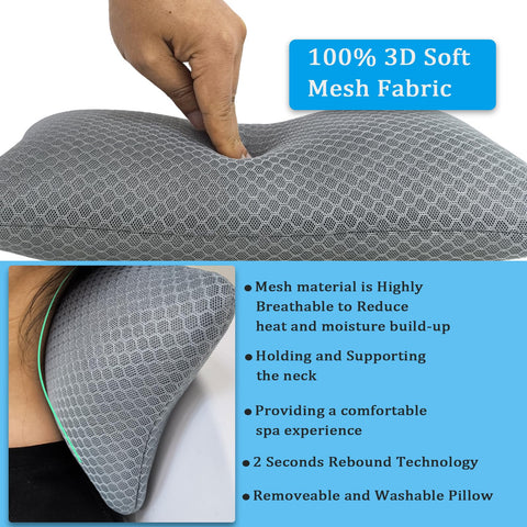 REEZEIVI 3D mesh design supports airflow to stay cool during soaks.