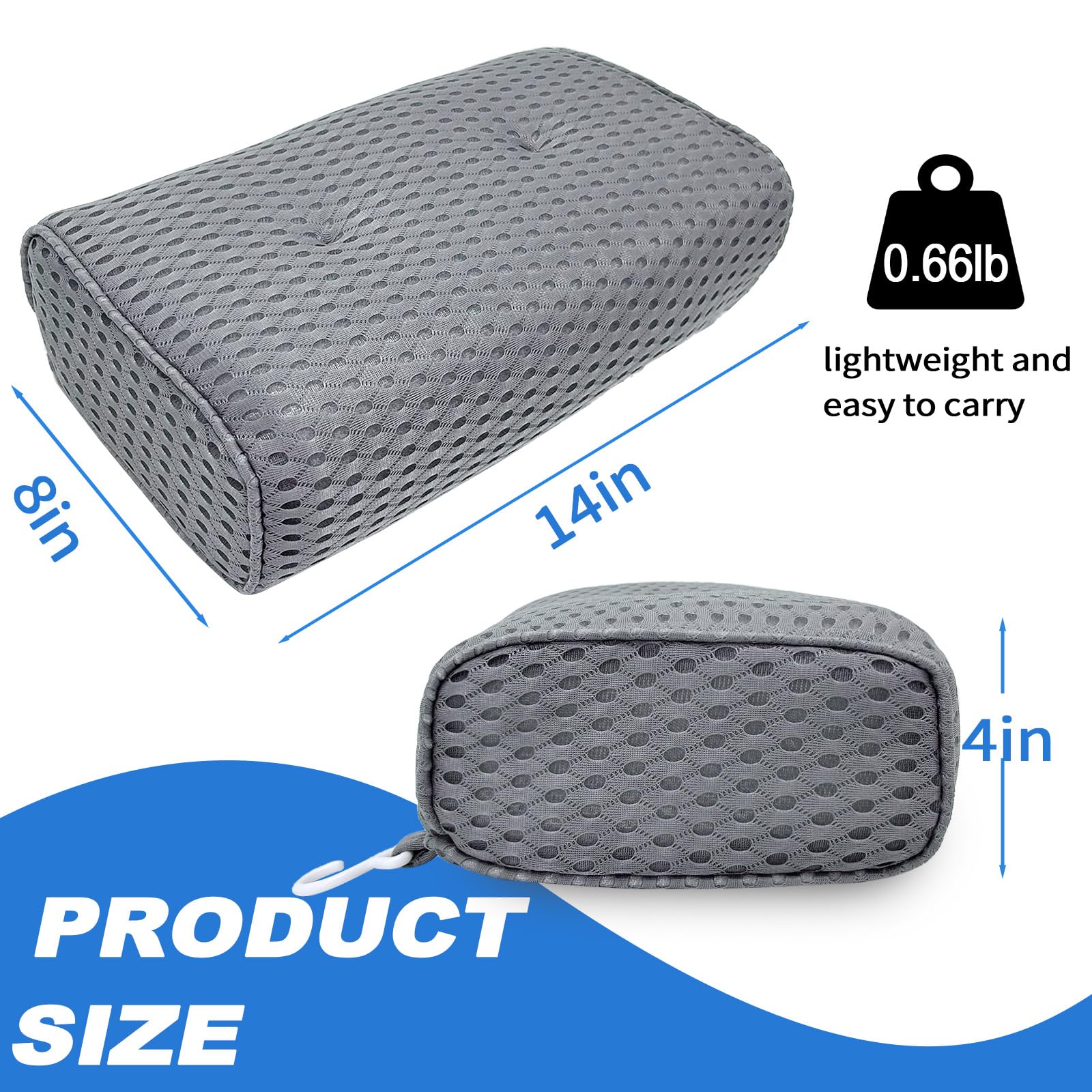 REEZEIVI 4D air mesh cooling panel promotes airflow for a lighter sauna experience.