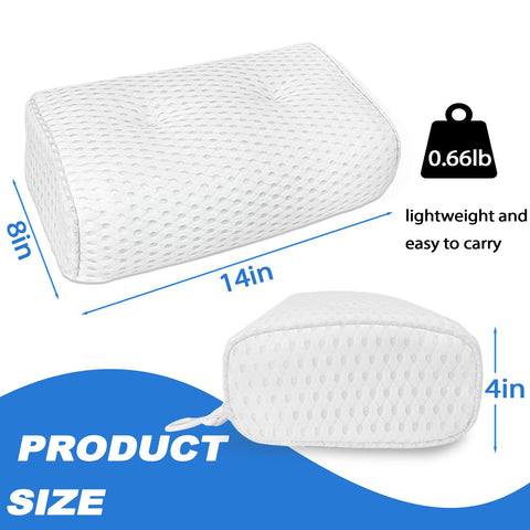 REEZEIVI 4D mesh adapts to neck contours for comfortable support.
