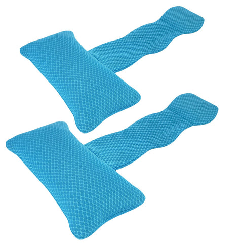 REEZEIVI hot tub headrest pillow featuring 3D mesh for breathable comfort