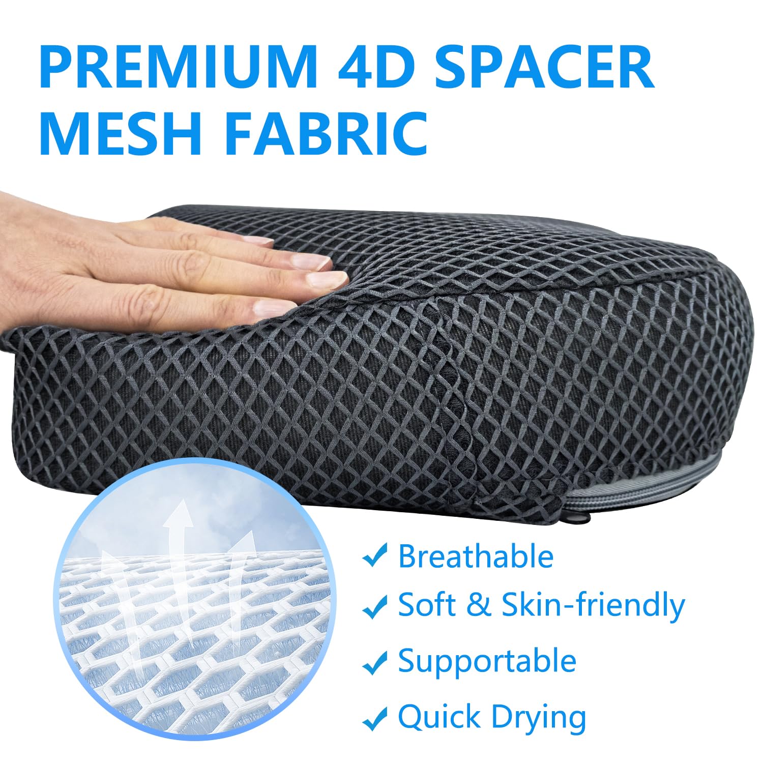 REEZEIVI quick-dry design drains water after use.